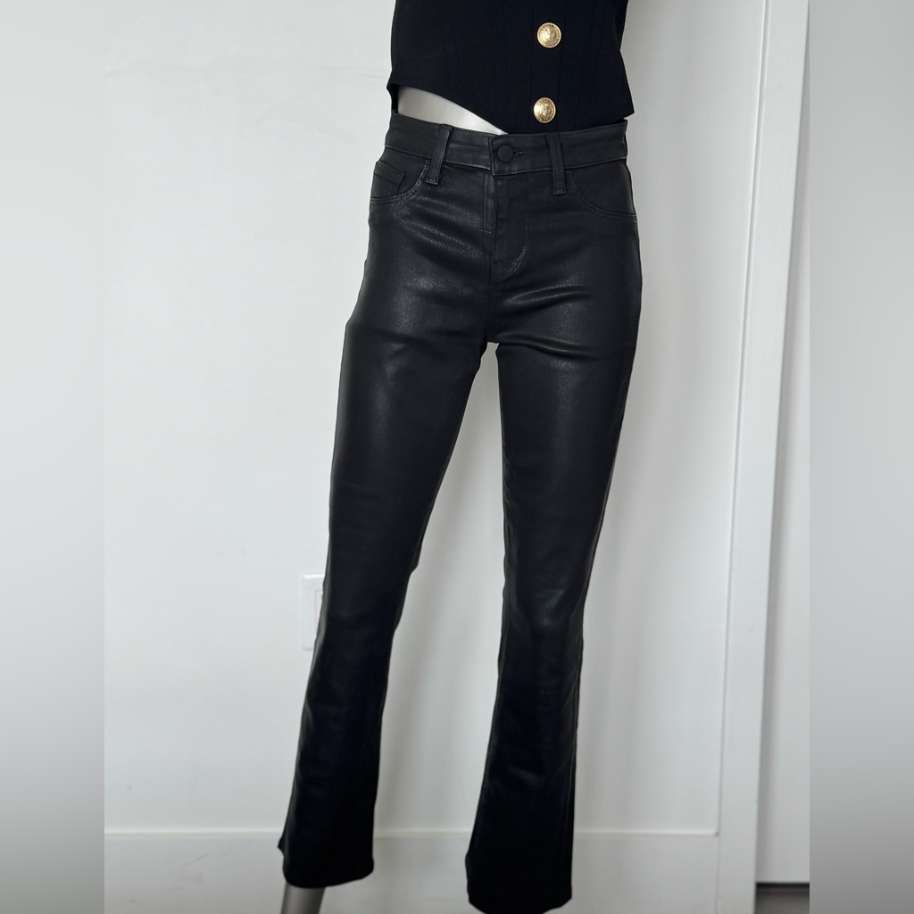 L'agence Black Flare Wide Leg Jeans New Without Tags